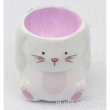 Cartoon White Rabbit Candlestick